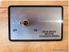 HOBART A-200 ON-OFF SWITCH  & PLATE PART NUMBER 00-873115-00002 